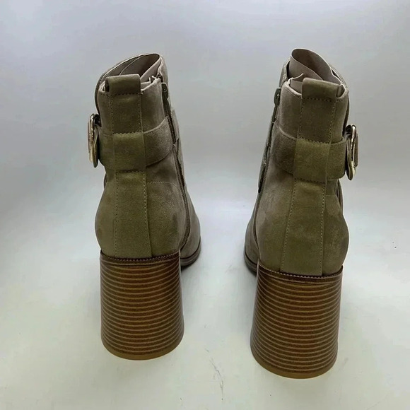 Women’s Nine West Nevrmind 2 Dress Ankle Boots Light Gray Size 11M New with Box - Picture 4 of 11